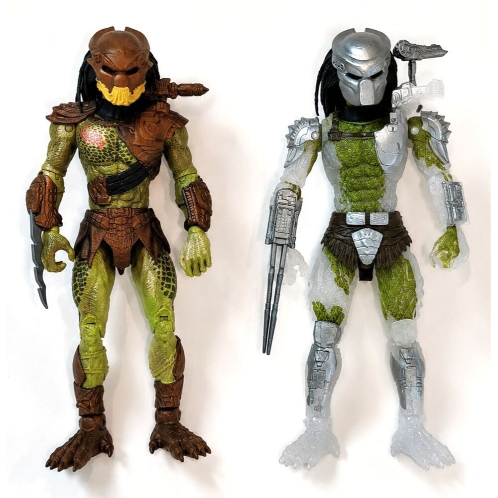 Predator Collection Berserker Hunter and Jungle Hunter Action Figures 7" Lanard
